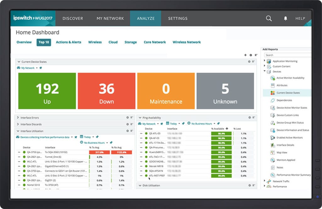 Übersicht Dashboard